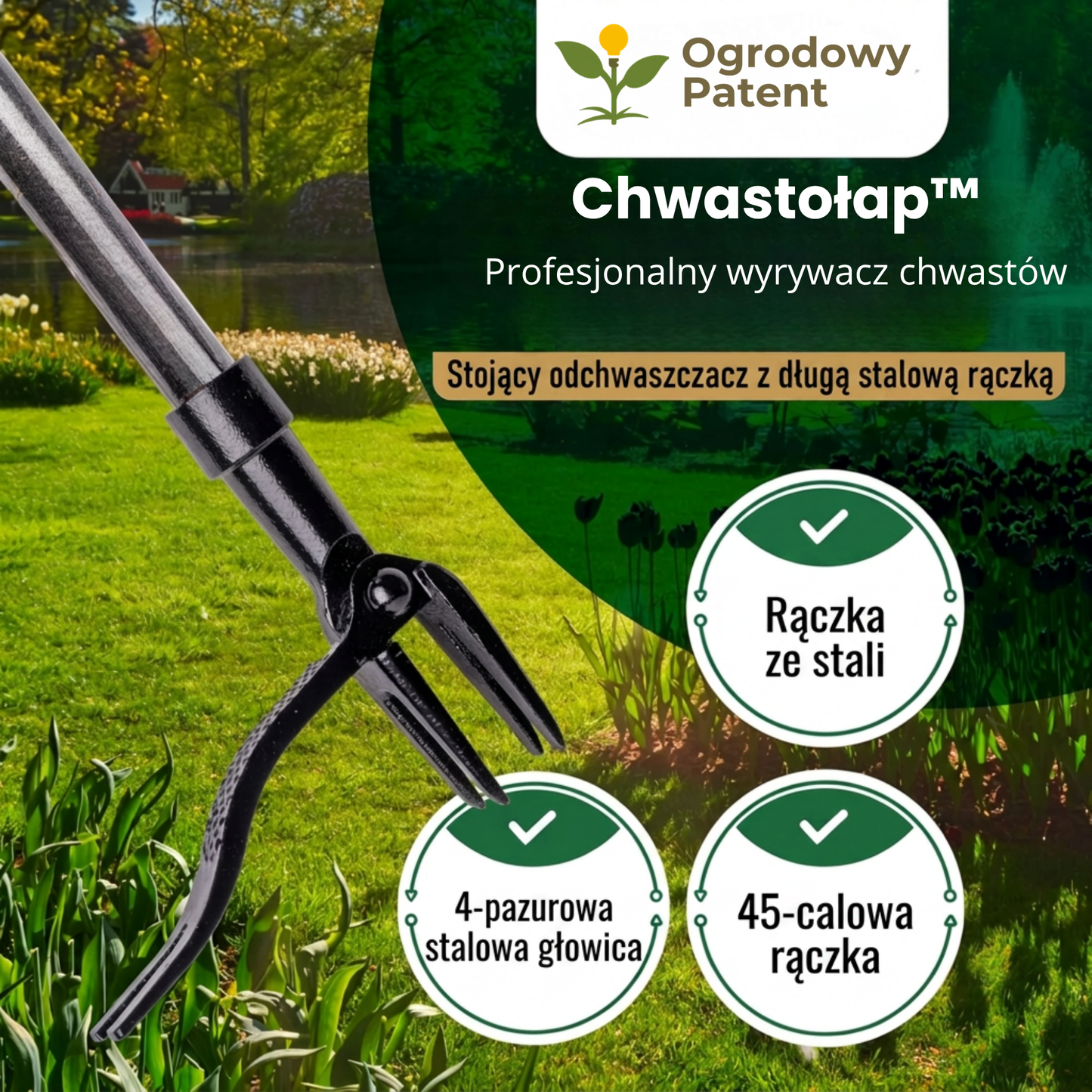Chwastołap™ | Profesjonalny Wyrywacz Chwastów